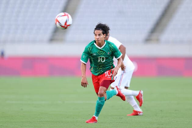 Diego Lainez (MEX), JULY 22, 2021 - Football : Men s First Round Group A match betwee Mexico 4-1 France during the Tokyo 2020 Olympic Games, Olympische Spiele, Olympia, OS at the Tokyo Stadium in Tokyo, Japan. Noxthirdxpartyxsales  (165172515)