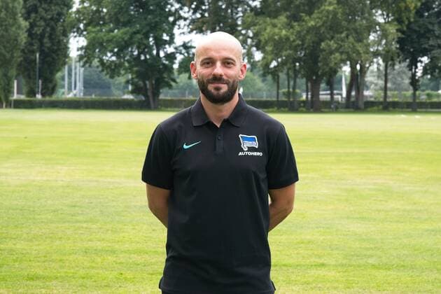 Admir Hamzagic, Hertha BSC, 1 BL, portrait date 2021 2022, 22 07 21, GER, Berlin, football, 22 07 21, Hertha BSC Berlin. Copyright: xUwexKoch Eibner-Pressefotox EP_EER