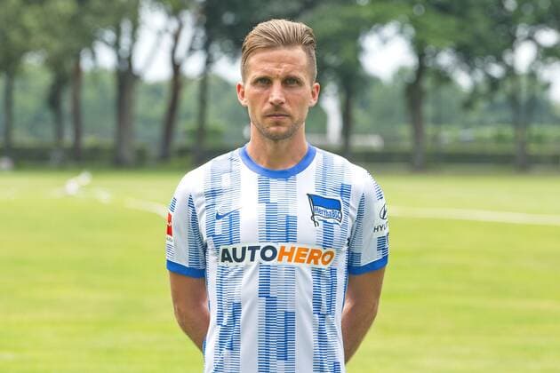 Peter Pekarik, Hertha BSC, 1 BL, portrait date 2021 2022, 22 07 21, GER, Berlin, football, 22 07 21, Hertha BSC Berlin. Copyright: xUwexKoch Eibner-Pressefotox EP_EER