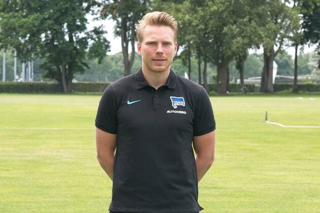 Dominik Wohlert, Hertha BSC, 1 BL, portrait date 2021 2022, 22 07 21, GER, Berlin, football, 22 07 21, Hertha BSC Berlin. Copyright: xUwexKoch Eibner-Pressefotox EP_EER