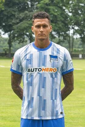 Davie Selke, Hertha BSC, 1 BL, portrait date 2021 2022, 22 07 21, GER, Berlin, football, 22 07 21, Hertha BSC Berlin. Copyright: xUwexKoch Eibner-Pressefotox EP_EER