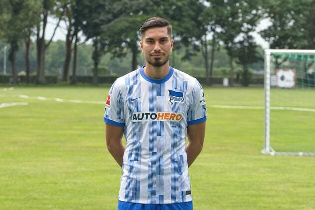 Suat Serdar, Hertha BSC, 1 BL, portrait date 2021 2022, 22 07 21, GER, Berlin, football, 22 07 21, Hertha BSC Berlin. Copyright: xUwexKoch Eibner-Pressefotox EP_EER