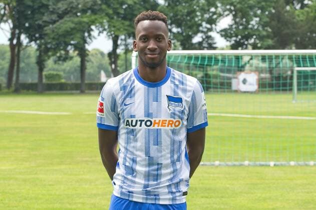 Dodi Lukebakio, Hertha BSC, 1 BL, Portraettermin 2021 2022, 22 07 21, GER, Berlin, Football, 22 07 21, Hertha BSC Berlin. Copyright: xUwexKoch Eibner-Pressefotox EP_EER