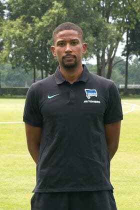 Frederick Syna, Hertha BSC, 1 BL, portrait date 2021 2022, 22 07 21, GER, Berlin, football, 22 07 21, Hertha BSC Berlin. Copyright: xUwexKoch Eibner-Pressefotox EP_EER