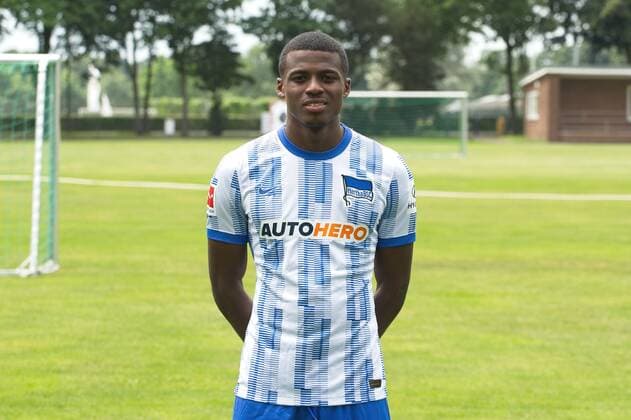 Javairo Dilrosun, Hertha BSC, 1 BL, Portraettermin 2021 2022, 22 07 21, GER, Berlin, Football, 22 07 21, Hertha BSC Berlin. Copyright: xUwexKoch Eibner-Pressefotox EP_EER