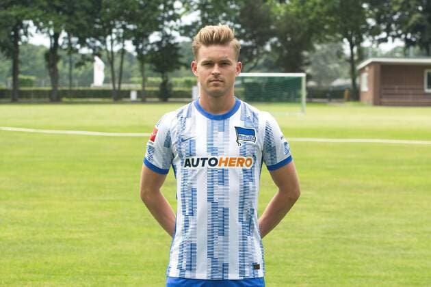 Maximilian Mittelstaedt, Hertha BSC, 1 BL, portrait date 2021 2022, 22 07 21, GER, Berlin, football, 22 07 21, Hertha BSC Berlin. Copyright: xUwexKoch Eibner-Pressefotox EP_EER