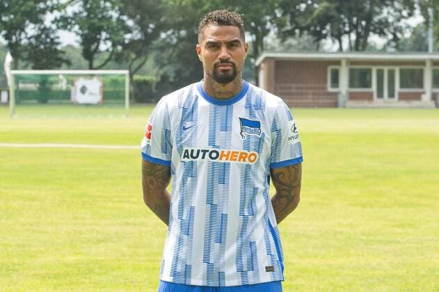 Kevin Prince Boateng, Hertha BSC, 1 BL, portrait date 2021 2022, 22 07 21, GER, Berlin, football, 22 07 21, Hertha BSC Berlin. Copyright: xUwexKoch Eibner-Pressefotox EP_EER