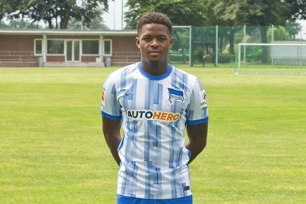Daishawn Redan, Hertha BSC, 1 BL, portrait date 2021 2022, 22 07 21, GER, Berlin, football, 22 07 21, Hertha BSC Berlin. Copyright: xUwexKoch Eibner-Pressefotox EP_EER