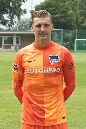 Marcel Lotka, Hertha BSC, 1 BL, portrait date 2021 2022, 22 07 21, GER, Berlin, football, 22 07 21, Hertha BSC Berlin. Copyright: xUwexKoch Eibner-Pressefotox EP_EER