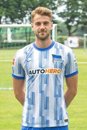 Lukas Kluenter, Hertha BSC, 1 BL, portrait date 2021 2022, 22 07 21, GER, Berlin, football, 22 07 21, Hertha BSC Berlin. Copyright: xUwexKoch Eibner-Pressefotox EP_EER