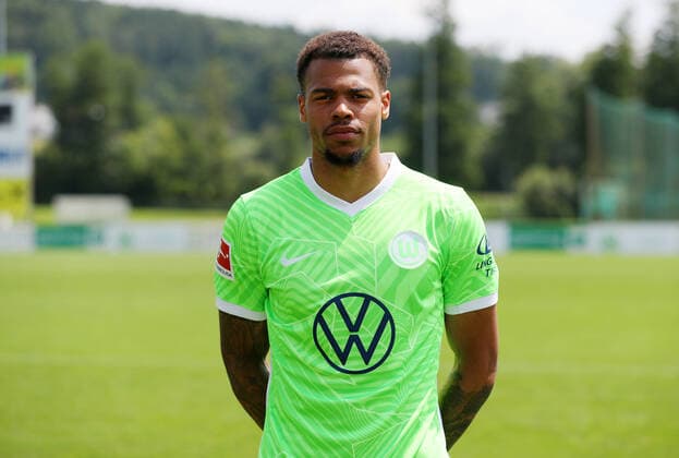 VfL Porträttermin 2021 2022 Bad Waltersdorf, 22 07 2021, VfL Wolfsburg, 1 BL, Porträttermin 2021 2022, Lukas Nmecha VfL Wolfsburg Bad Waltersdorf