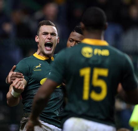 Mandatory Credit: Photo by Steve Haag Jmp Shutterstock (9725608ex) Jesse Kriel of South Africa during the 2018 Castle Lager Incoming Series 3rd Test match between South Africa and England at Newlands Rugby Stadium,Cape Town,South Africa. 23,06,2018 Photo by (Steve Haag JMP) 2018 Castle Lager Incoming Series 3rd Test match between South Africa and England, South Africa - 23 Jun 2018 Strictly Editorial Use Only - No Merchandising. 2018 Castle Lager Incoming Series 3rd Test match between South Africa and England, South Africa - 23 Jun 2018 Strictly Editorial Use Only - No Merchandising.  Copyright: xStevexHaagxJmp Shutterstockx 9725608ex