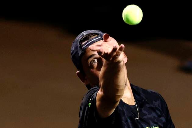 Australian tennis player Alex Bolt serves against US John Isner during their Los Cabos Open s quarter final game in Baja California Sur, Mexico, 22 July 2021. Isner won 6-3 and 6-4. Los Cabos Open !ACHTUNG: NUR REDAKTIONELLE NUTZUNG!  Copyright: xJorgexReyesx MEX7378 20210723-f4bc34431043238579c69444eea9d8a8ac54b5f7