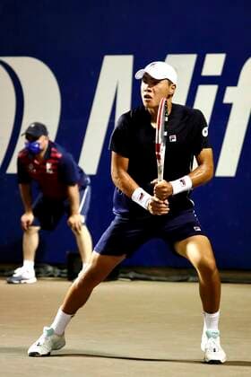 US tennis player Brandon Nakashima in action against US Jordan Thompson during their Los Cabos Open s quarter final game in Baja California Sur, Mexico, 22 July 2021. Los Cabos Open !ACHTUNG: NUR REDAKTIONELLE NUTZUNG!  Copyright: xJorgexReyesx MEX7389 20210723-05823f1baa1d9643444968ce4ec5262578f34766