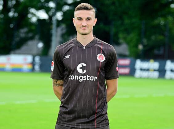 Football Philipp Ziereis Hamburg, 08 07 2021, football, FC St Pauli, photo opportunity 2021 Hamburg Poolfoto WITTERS ,EDITORIAL USE ONLY