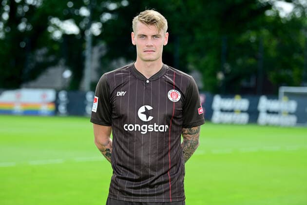 Football Eric Smith Hamburg, 08 07 2021, football, FC St Pauli, photo appointment 2021 Hamburg Poolfoto WITTERS ,EDITORIAL USE ONLY