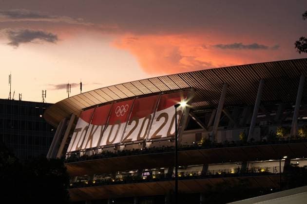 General view, JULY 23, 2021 : Tokyo 2020 Olympic Games, Olympische Spiele, Olympia, OS Opening Ceremony at the Olympic Stadium in Tokyo, Japan. Noxthirdxpartyxsales  (165235362)