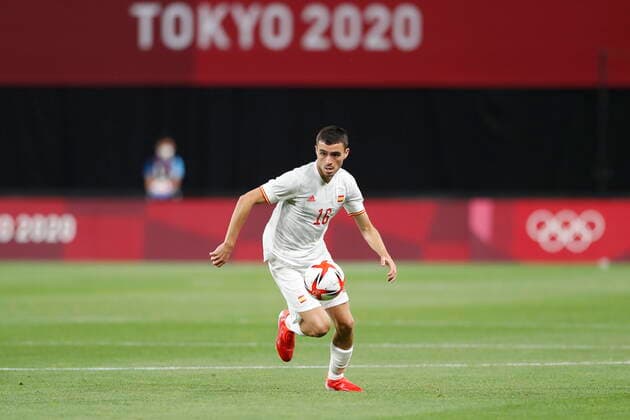 Pedri (ESP), JULY 22, 2021 - Football Soccer : Tokyo 2020 Olympic Games, Olympische Spiele, Olympia, OS Men s football 1st round group C match between Egypt 0-0 Spain at the Sapporo Dome in Sapporo, Japan. Noxthirdxpartyxsales  (165236703)