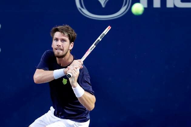 Englishman Cameron Norrie in action against the American Taylor Fritz, during a semi-final match of the Los Cabos Tennis Open, today, in the state of Baja California Sur, Mexico, 23 July 2021. EFE Jorge Reyes Los Cabos Tennis Open !ACHTUNG: NUR REDAKTIONELLE NUTZUNG!  Copyright: xJorgexReyesx MEX7492 20210724-31461bce9495d9b201b7f87db45945b0fd938ac3
