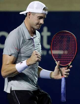 American John Isner in action against his compatriot Brandon Nakashima, during a semi-final match of the Los Cabos Tennis Open, today, in the state of Baja California Sur, Mexico, 23 July 2021. EFE Jorge Reyes Los Cabos Tennis Open !ACHTUNG: NUR REDAKTIONELLE NUTZUNG!  Copyright: xJorgexReyesx MEX7497 20210724-fc8037397f1832cd73634097ea21f74bb5161599