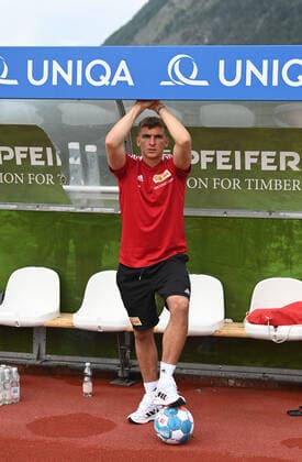 Football, Men, 2021 2022 season, Test match in Imst Austria , 1 FC Union Berlin OGC Nice 2 0 , Grischa Prömel 1 FC Union Berlin , 24 07 2021, Copyright: xMatthiasxKochx