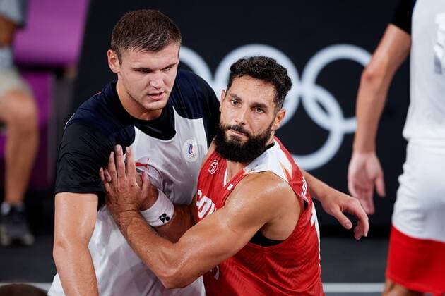 2021.07.25 Igrzyska Olimpijskie Tokio 2020 Koszykowka 3x3, mecz ROC vs Polska N z Pawel Pawlowski Foto Rafal Oleksiewicz PressFocus 2021.07.25 Tokyo 2020 Olympic Games, Olympische Spiele, Olympia, OS Men s 3x3 Basketball, matcz ROC vs Poland Pawel Pawlowski Credit Rafal Oleksiewicz PressFocus NEWSPIX.PL --- Newspix.pl  20210725PFRO2230