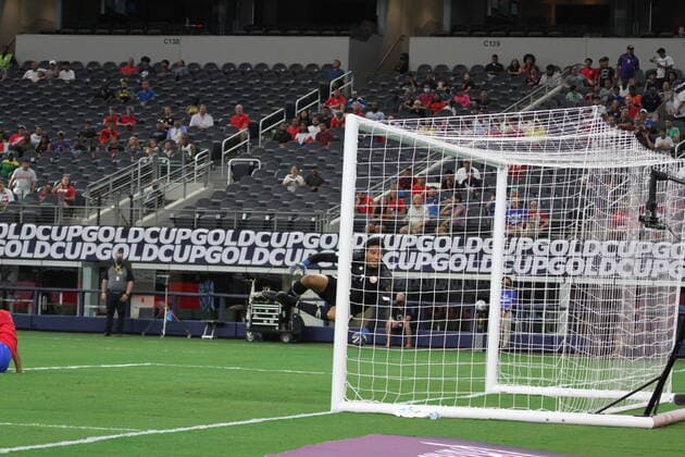 July 25, 2021, Dallas, Texas, USA: Soccer match beetwen Costa Rica and Canada valid for the quarters final the Concacaf Gold cup, at AT&T stadium in Dallas-Texas. 40,000 spectators are expected to watch the game tonight.  Copyright: xNiyixFotex