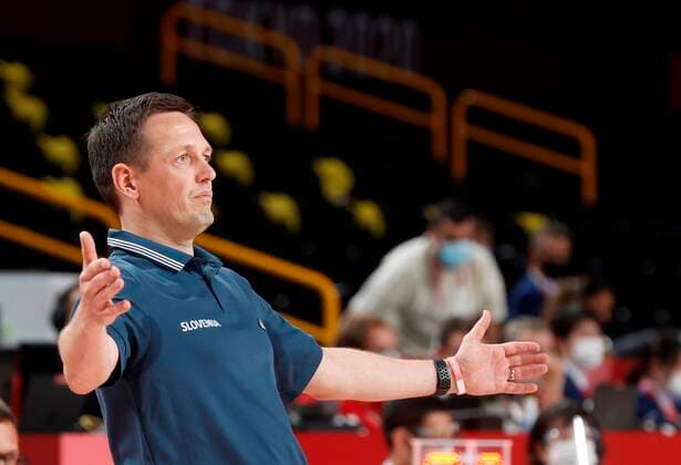 Slovenia s head coach Aleksander Sekulic reacts during the match between Argentina and Slovenia for Group C of men s basketball for the 2020 Olympic Games, Olympische Spiele, Olympia, OS at the Saitama Super Arena in Tokyo, Japan, 26 July 2021. 2020 Olympics Basketball: Argentina - Slovenia !ACHTUNG: NUR REDAKTIONELLE NUTZUNG!  Copyright: xKaixFoesterlingx EVE2165 20210726-89aa210804f082bdee2074b0140eaa8a2ef2016c