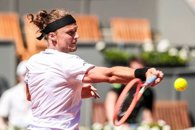 TENNIS - ATP, Tennis Herren Generali Open 2021 KITZBUEHEL,AUSTRIA,26.JUL.21 - TENNIS - ATP World Tour, Generali Open. Image shows Jozef Kovalik (SVK).  GEPAxpictures xPatrickxSteiner