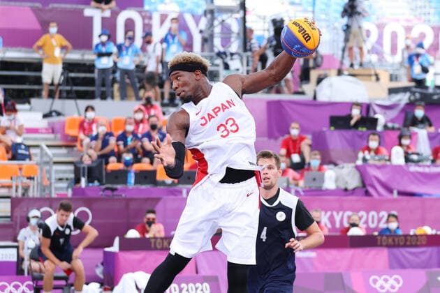 Ira Brown (JPN), JULY 26, 2021 - 3x3 Basketball : Men s Pool round match between Japan 16-19 ROC during the Tokyo 2020 Olympic Games, Olympische Spiele, Olympia, OS at the Aomi Urban Sports Park in Tokyo, Japan. Noxthirdxpartyxsales  (165511329)