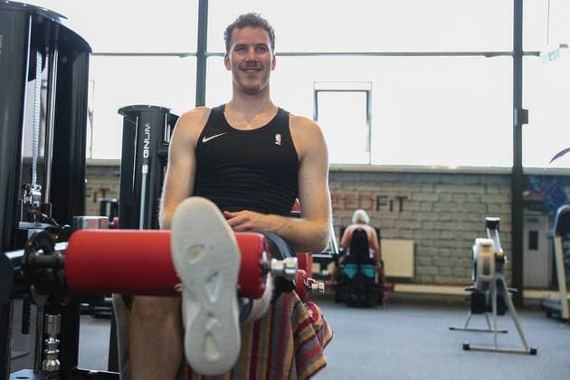 BASKETBALL - photo shooting with Jakob Poeltl VIENNA,AUSTRIA,26.JUL.21 - BASKETBALL - photo shooting with Jakob Poeltl. Image shows Jakob Poeltl (San Antonio Spurs).  GEPAxpictures xPhilippxBrem