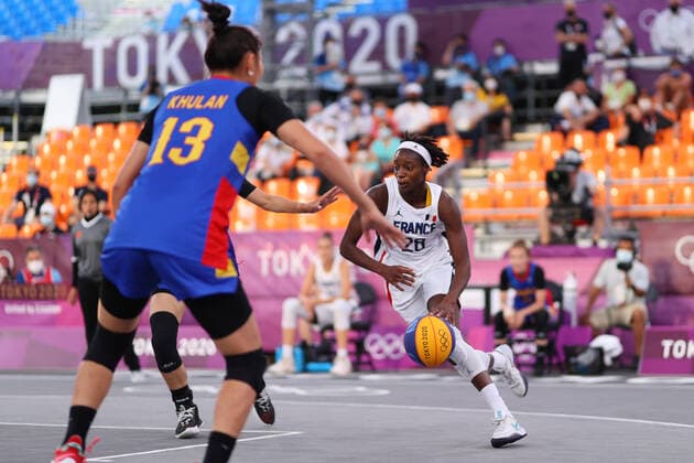 Mamignan Toure (FRA), JULY 26, 2021 - 3x3 Basketball : Women s Pool round match between France 22-18 Mongolia during the Tokyo 2020 Olympic Games, Olympische Spiele, Olympia, OS at the Aomi Urban Sports Park in Tokyo, Japan. Noxthirdxpartyxsales  (165512105)