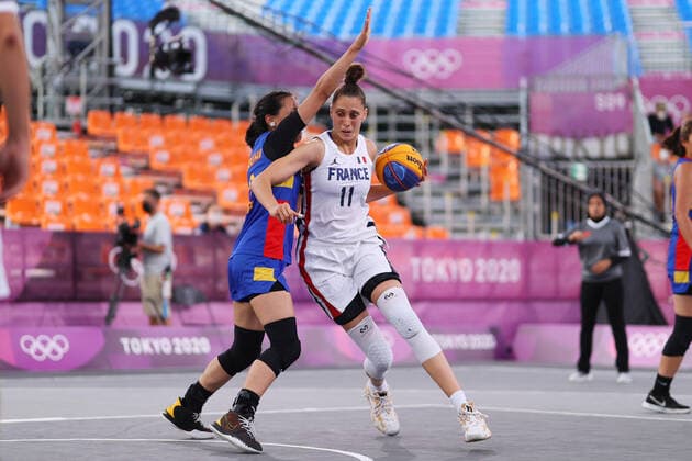Ana Maria Filip (FRA), JULY 26, 2021 - 3x3 Basketball : Women s Pool round match between France 22-18 Mongolia during the Tokyo 2020 Olympic Games, Olympische Spiele, Olympia, OS at the Aomi Urban Sports Park in Tokyo, Japan. Noxthirdxpartyxsales  (165512112)