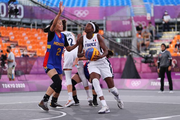 Mamignan Toure (FRA), JULY 26, 2021 - 3x3 Basketball : Women s Pool round match between France 22-18 Mongolia during the Tokyo 2020 Olympic Games, Olympische Spiele, Olympia, OS at the Aomi Urban Sports Park in Tokyo, Japan. Noxthirdxpartyxsales  (165512114)