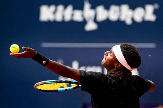 TENNIS - ATP, Tennis Herren Generali Open 2021 KITZBUEHEL,AUSTRIA,26.JUL.21 - TENNIS - ATP World Tour, Generali Open. Image shows Mikael Ymer (SWE).  GEPAxpictures xPatrickxSteiner