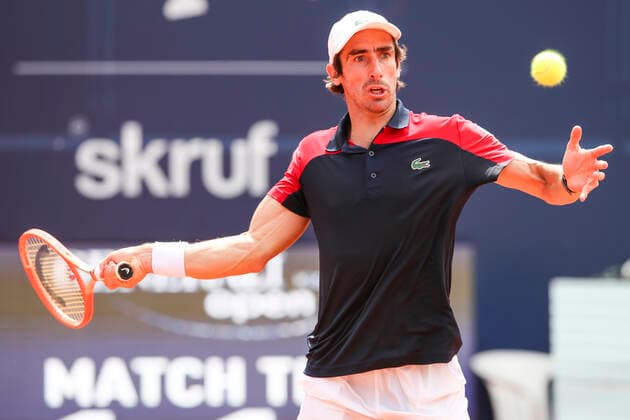 TENNIS - ATP, Tennis Herren Generali Open 2021 KITZBUEHEL,AUSTRIA,26.JUL.21 - TENNIS - ATP World Tour, Generali Open. Image shows Pablo Cuevas (URU).  GEPAxpictures xPatrickxSteiner