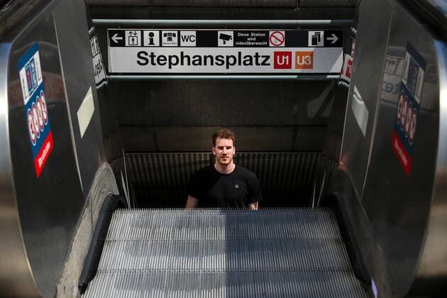 BASKETBALL - photo shooting with Jakob Poeltl VIENNA,AUSTRIA,26.JUL.21 - BASKETBALL - photo shooting with Jakob Poeltl. Image shows Jakob Poeltl (San Antonio Spurs).  GEPAxpictures xPhilippxBrem