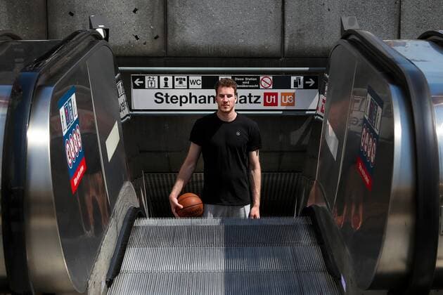 BASKETBALL - photo shooting with Jakob Poeltl VIENNA,AUSTRIA,26.JUL.21 - BASKETBALL - photo shooting with Jakob Poeltl. Image shows Jakob Poeltl (San Antonio Spurs).  GEPAxpictures xPhilippxBrem