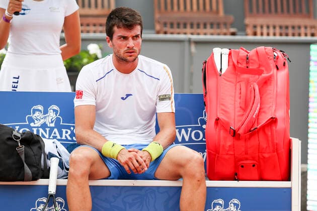 TENNIS - ATP, Tennis Herren Generali Open 2021 KITZBUEHEL,AUSTRIA,26.JUL.21 - TENNIS - ATP World Tour, Generali Open. Image shows Pedro Martinez (ESP).  GEPAxpictures xPatrickxSteiner