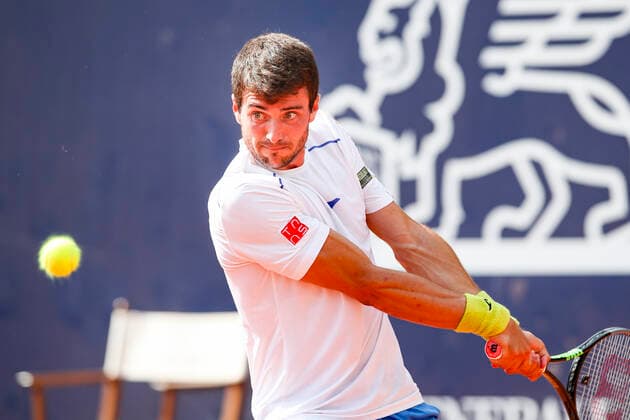 TENNIS - ATP, Tennis Herren Generali Open 2021 KITZBUEHEL,AUSTRIA,26.JUL.21 - TENNIS - ATP World Tour, Generali Open. Image shows Pedro Martinez (ESP).  GEPAxpictures xPatrickxSteiner