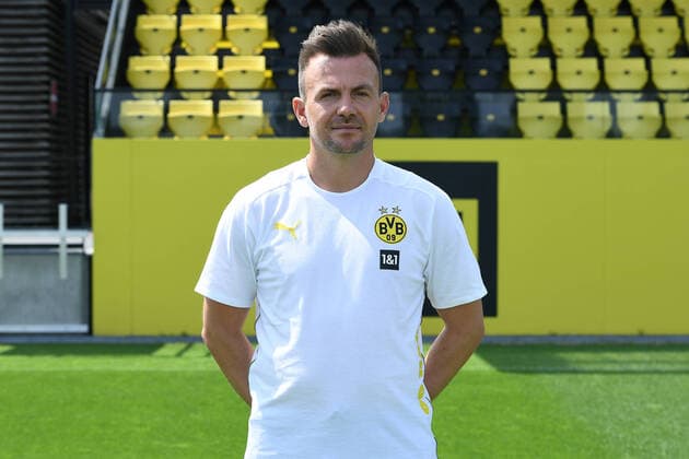 Enrico Maaßen Coach Head Coach Borussia Dortmund II 3 Liga, Portrait Date 2021 2022 xRx