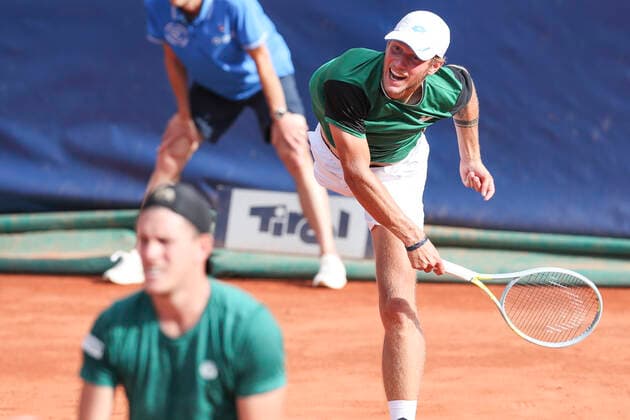 TENNIS - ATP, Tennis Herren Generali Open 2021 KITZBUEHEL,AUSTRIA,26.JUL.21 - TENNIS - ATP World Tour, Generali Open. Image shows Neil Oberleitner (AUT).  GEPAxpictures xPatrickxSteiner