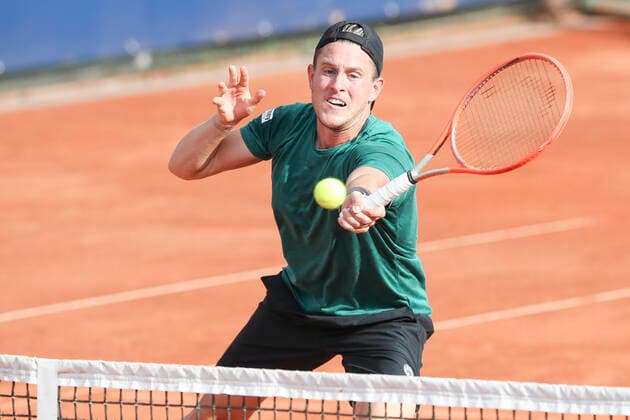 TENNIS - ATP, Tennis Herren Generali Open 2021 KITZBUEHEL,AUSTRIA,26.JUL.21 - TENNIS - ATP World Tour, Generali Open. Image shows Tristan-Samuel Weissborn (AUT).  GEPAxpictures xPatrickxSteiner