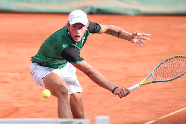 TENNIS - ATP, Tennis Herren Generali Open 2021 KITZBUEHEL,AUSTRIA,26.JUL.21 - TENNIS - ATP World Tour, Generali Open. Image shows Neil Oberleitner (AUT).  GEPAxpictures xPatrickxSteiner
