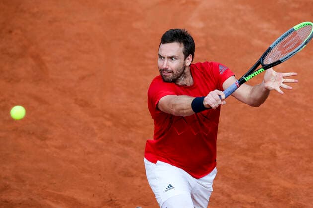 TENNIS - ATP, Tennis Herren Generali Open 2021 KITZBUEHEL,AUSTRIA,26.JUL.21 - TENNIS - ATP World Tour, Generali Open. Image shows Ernests Gulbis (LAT).  GEPAxpictures xPatrickxSteiner
