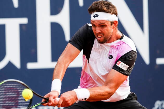 TENNIS - ATP, Tennis Herren Generali Open 2021 KITZBUEHEL,AUSTRIA,26.JUL.21 - TENNIS - ATP World Tour, Generali Open. Image shows Jiri Vesely (CZE).  GEPAxpictures xPatrickxSteiner