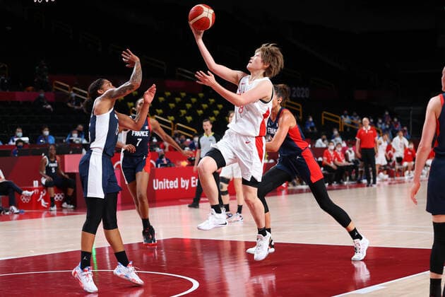 Maki Takada (JPN), JULY 27, 2021 - Basketball : Women s Preliminary Round Group B match between Japan - France during the Tokyo 2020 Olympic Games, Olympische Spiele, Olympia, OS at the Saitama Super Arena in Saitama, Japan. Noxthirdxpartyxsales  (165574636)
