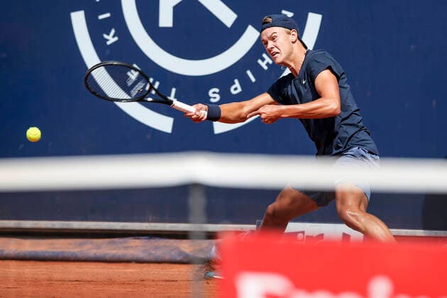 TENNIS - ATP, Tennis Herren Generali Open 2021 KITZBUEHEL,AUSTRIA,27.JUL.21 - TENNIS - ATP World Tour, Generali Open. Image shows Holger Vitus Nodskov Rune (DEN).  GEPAxpictures xPatrickxSteiner