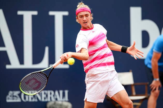 TENNIS - ATP, Tennis Herren Generali Open 2021 KITZBUEHEL,AUSTRIA,27.JUL.21 - TENNIS - ATP World Tour, Generali Open. Image shows Lukas Neumayer (AUT).  GEPAxpictures xPatrickxSteiner