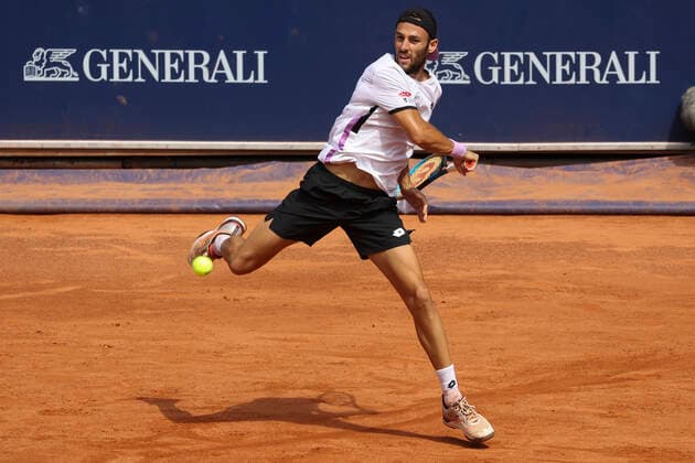 Stefano Travaglia Tennis Generali Open Kitzbuehel 2020 ATP 250 Kitzbuehler Tennis Club Kitzbuehel Tirol Austria 27 July 2021 Copyright: xJuergenxHasenkopfx